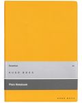 Тефтер Hugo Boss Essential Storyline - A5, бели листа, жълт - 1t