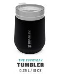 Термочаша с капак Stanley GO Everyday Tumbler - 290 ml, черна - 4t