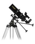 Телескоп Omegon - AC 80/400 AZ-3, черен - 2t