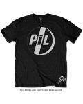 Тениска Rock Off Pil Public Image Ltd - White Logo - 1t
