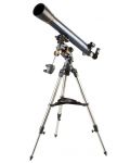 Телескоп Celestron - AstroMaster 90 CG-3, 90/1000, син - 1t