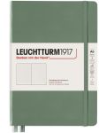 Тефтер Leuchtturm1917 - Medium A5, страници на точки, Olive - 1t