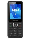 Телефон myPhone - 6320, 2.4'', 32MB/32MB, черен - 1t