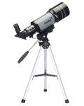 Телескоп Levenhuk - Blitz 70s Base, черен/сив - 4t