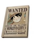 Тефтер ABYstyle Animation: One Piece - Luffy Bounty, А5 - 1t