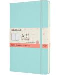 Тефтер с твърди корици Moleskine Art - Sketchbook, светлосин - 1t