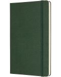 Тефтер с твърди корици Moleskine Classic Ruled - Зелен, линирани листове - 2t