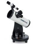Телескоп Celestron - Cometron FirstScope, N 76/300, бял/черен - 1t
