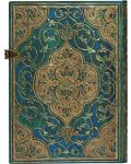 Тефтер Paperblanks Turquoise Chronicles - 13 х 18 cm, 120 листа - 3t