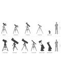 Телескоп Omegon - Dobson Push+ mini N 150/750 Pro, черен/бял - 9t