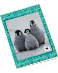Тетрадка Panini WWF Fotografico - А4, 40 листа, широки редове, асортимент - 3t