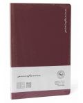 Тефтер Pininfarina Notes - бордо, страници на редове - 3t