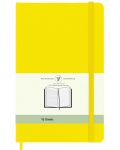 Тефтер Victoria's Journals Classic - Жълт, твърда корица, 200 листа, А5 - 1t