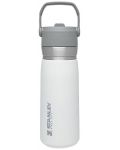 Термобутилка за вода Stanley IceFlow Go Flip Straw - Polar, 0.65 l - 1t