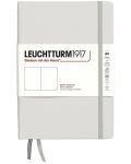 Тефтер Leuchtturm1917 Natural Colors - A5, сив, бели листове, твърди корици - 1t