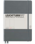 Тефтер Leuchtturm1917 - А5, бели страници, Anthracite - 1t