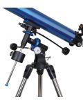 Телескоп Meade - Polaris 90 mm EQ, рефракторен, син - 2t