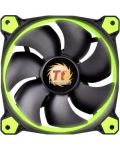 Вентилатор Thermaltake - Riing 12, 120 mm, зелен/черен - 1t