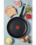 Тиган Tefal - Simply Clean B5670653, 28 cm, черен - 7t