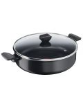 Тиган с капак Tefal - Simply Clean B5677253, 28cm, черен - 1t