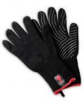 Топлоустойчиви ръкавици за барбекю Weber - S/M размер, черни - 2t