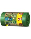 Торби за отпадъци Fino - Green Life Easy pack, 35 L, 22 броя, зелени - 1t