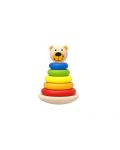 Дървени бебешки рингове Tooky Toy - Bear - 1t