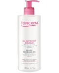 Topicrem Пенлив почистващ гел за лице, тяло и коса Gentle , 500 ml - 1t