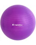 Топка за гимнастика inSPORTline - Top ball, 65 cm, лилава - 1t