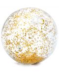 Надуваема топка Intex - Със златист брокат, Ø 71 cm - 1t