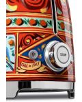 Тостер Smeg - TSF01DGEU, 950W, 6 степени, многоцветен, Dolce & Gabbana - 3t