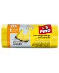 Торби за отпадъци Fino - Color, 20 L, 30 броя, жълти - 1t