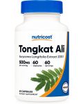 Tongkat Ali, 500 mg, 60 капсули, Nutricost - 1t