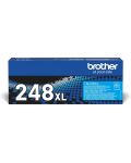 Тонер касета Brother - TN-248XLC, синя - 4t