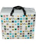 Торба за съхранение Puckator - Minecraft Faces, 74 l - 2t
