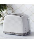 Тостер Russell Hobbs - Honeycomb 2S,26060-56, 850W, 4 степени, бял - 2t