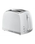 Тостер Russell Hobbs - Honeycomb 2S,26060-56, 850W, 4 степени, бял - 1t