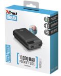 Портативна батерия Trust - Forta HD, 10000 mAh, черна - 3t