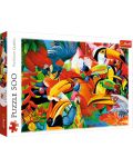 Пъзел Trefl от 500 части - Пъстроцветни птици, Греъм Стивънсън - 1t
