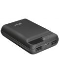 Портативна батерия Trust - Forta HD, 10000 mAh, черна - 2t