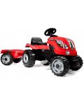 Детски трактор с педали Smoby - Farmer XL, червен - 1t