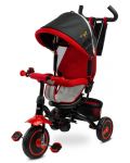 Триколка с родителски контрол Caretero Toyz - Timmy, червена - 2t