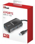 USB хъб Trust Oila 4 Port - USB 3.1 - 4t