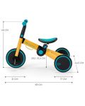 Триколка 3 в 1 KinderКraft - 4trike, Yellow - 7t