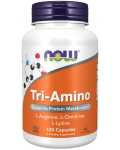 Tri-Amino L-Arginine L-Ornithine L-Lysine, 120 капсули, Now - 1t