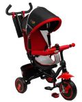 Триколка с родителски контрол Caretero Toyz - Timmy, червена - 1t