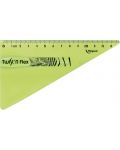 Триъгълник Maped Twist'n Flex - 15 cm, зелен - 2t