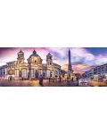 Панорамен пъзел Trefl от 500 части - Площад Навона, Рим - 1t