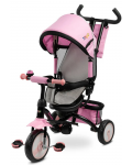 Триколка с родителски контрол Caretero Toyz - Timmy, розова - 2t