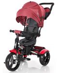 Триколка с въздушни гуми Lorelli - Neo, Red & Black Luxe - 1t